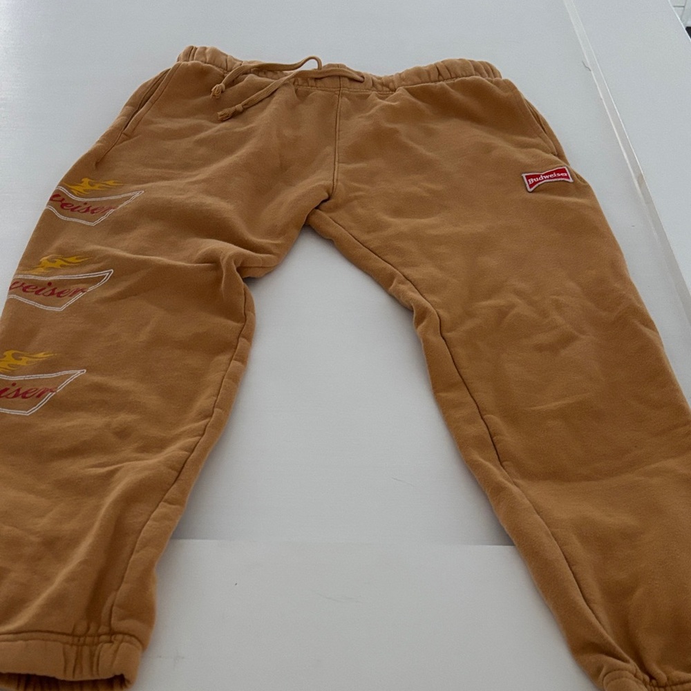 PacSun Budweiser Tan Joggers
